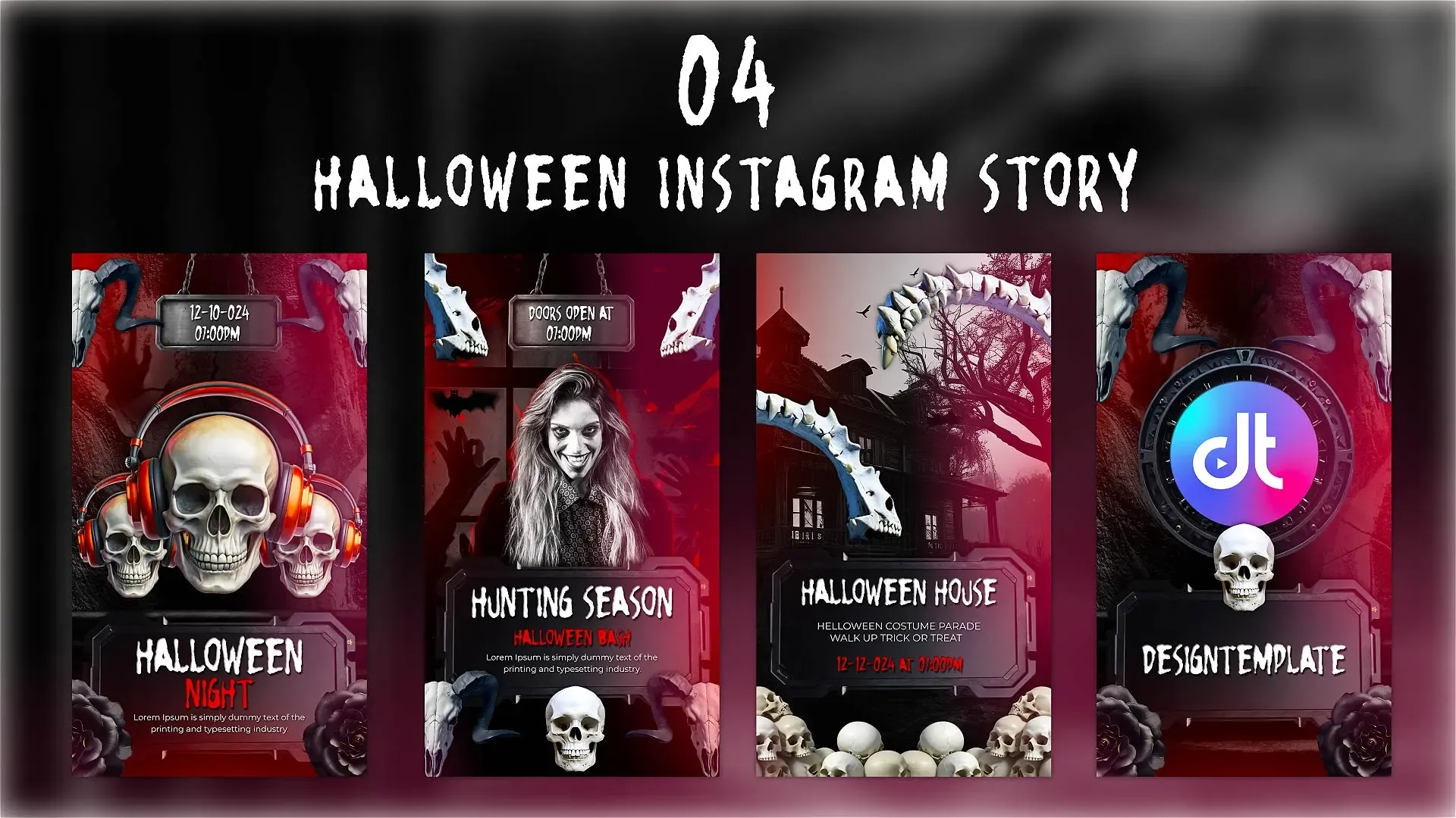 Scary Halloween Instagram Story
